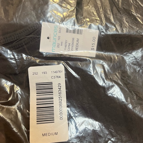 BOGO DEAL! NWT | Maurice’s Tank Tops | Charcoal Black - Picture 3 of 6